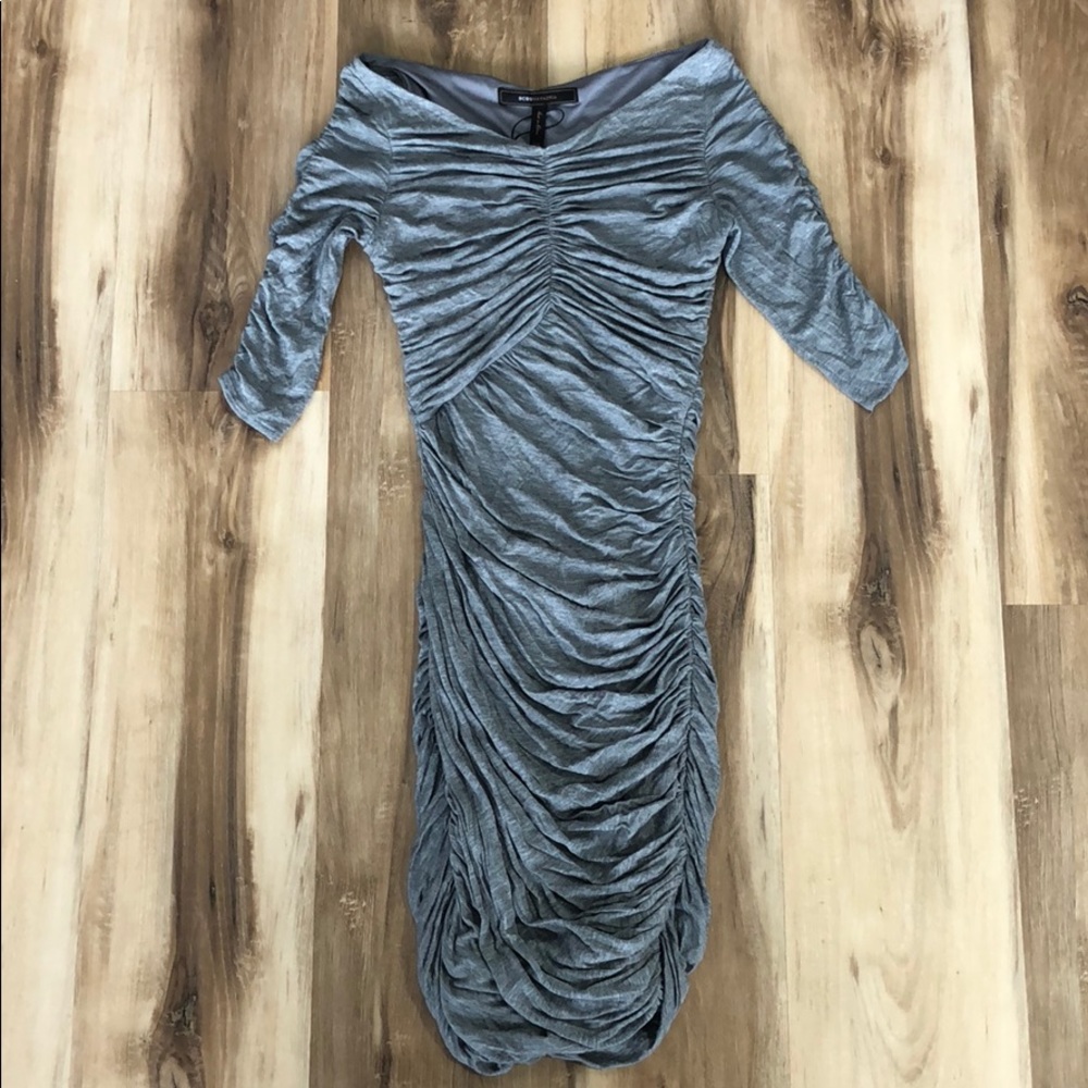 BCBG Max Azria Timona Heather Grey Dress